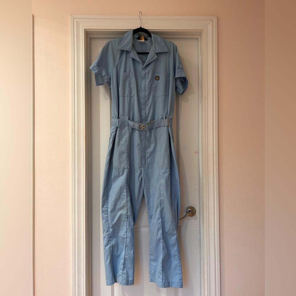 Vintage Belted Jumpsuit Coverall